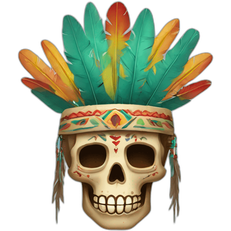 Calavera de indio emoji