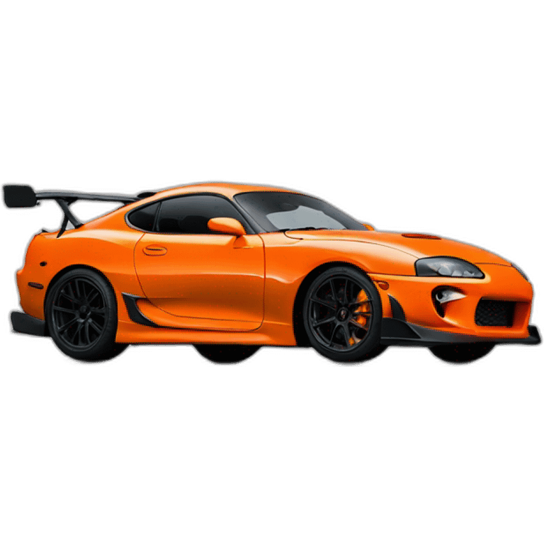 Fast & Furious supra orange emoji