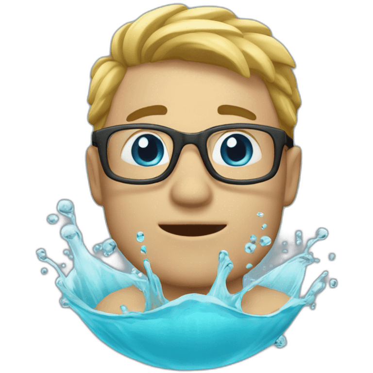 être sous l'eau emoji