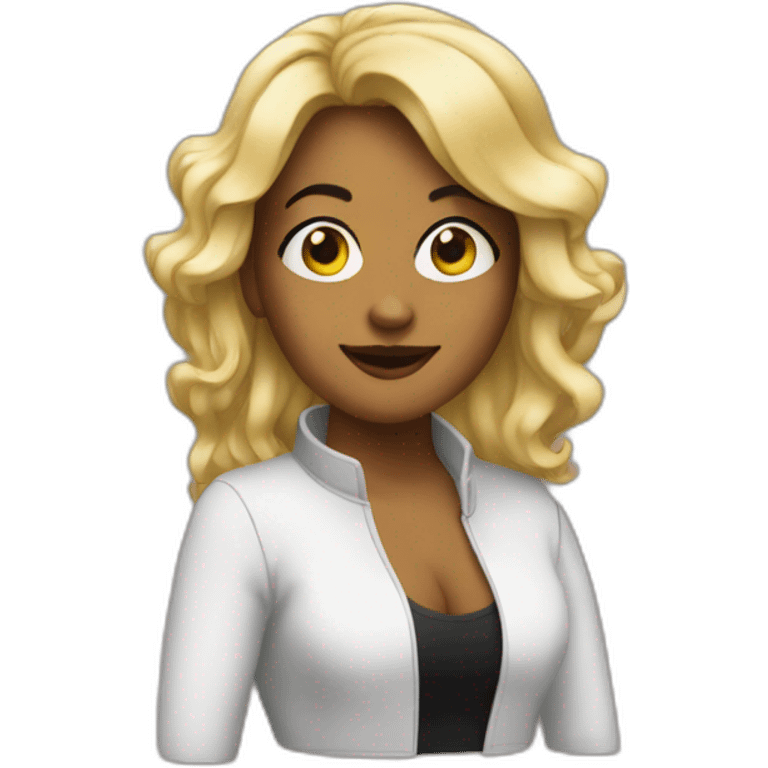 Chanteuse emoji