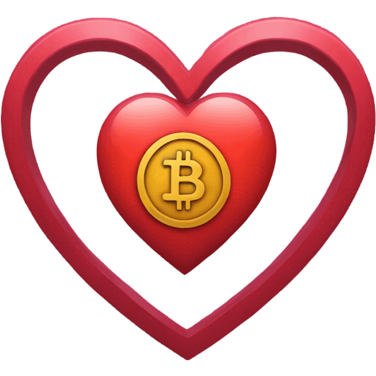 btc heart emoji