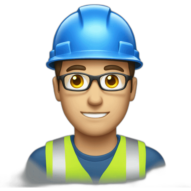 a man work safety emoji