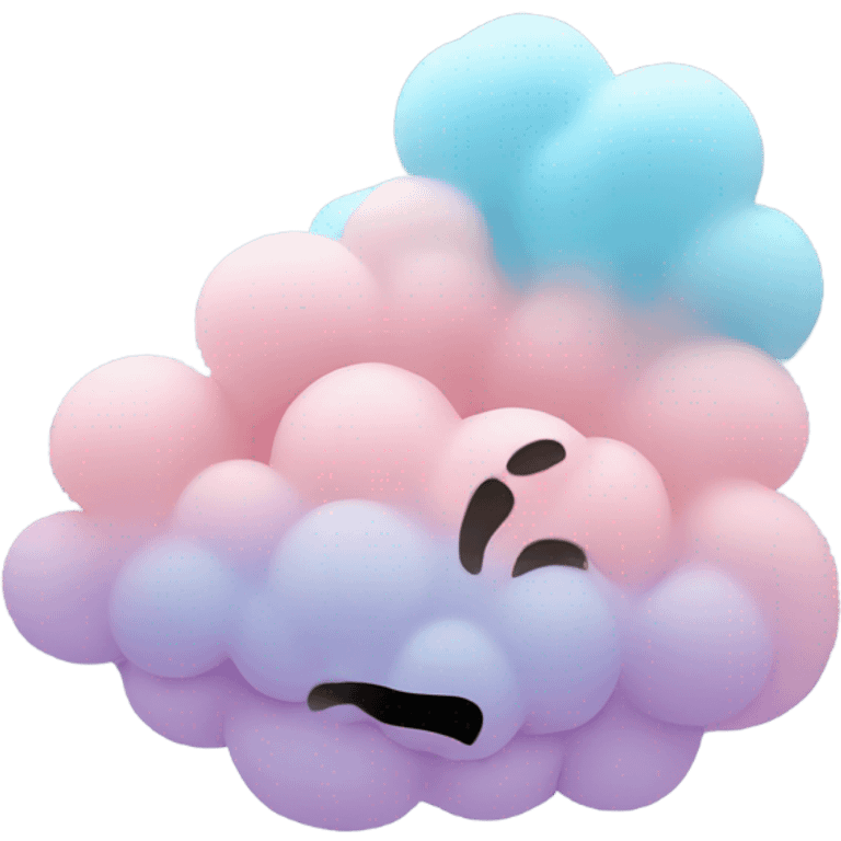 Pastel smoke emoji