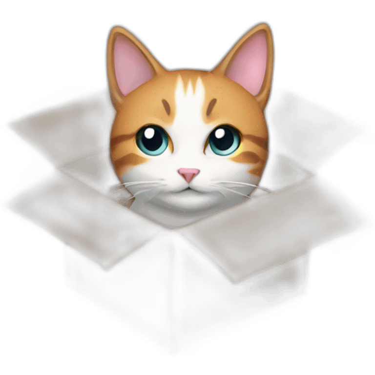 cat from gift box emoji