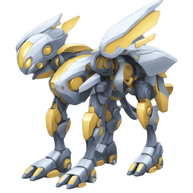 Futuristic Mechanical Pokémon-Medabot-Dragon full body emoji