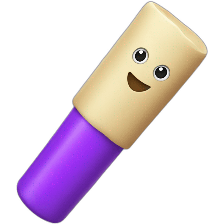 Purple glue stick emoji