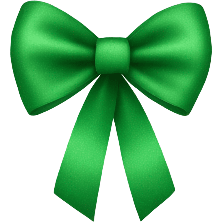 Green bow emoji