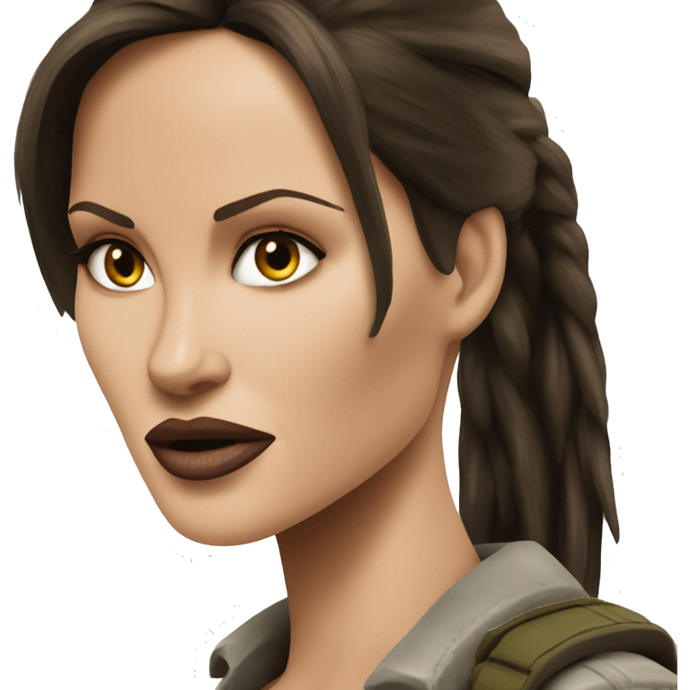 Laura Croft Angelina Jolie emoji