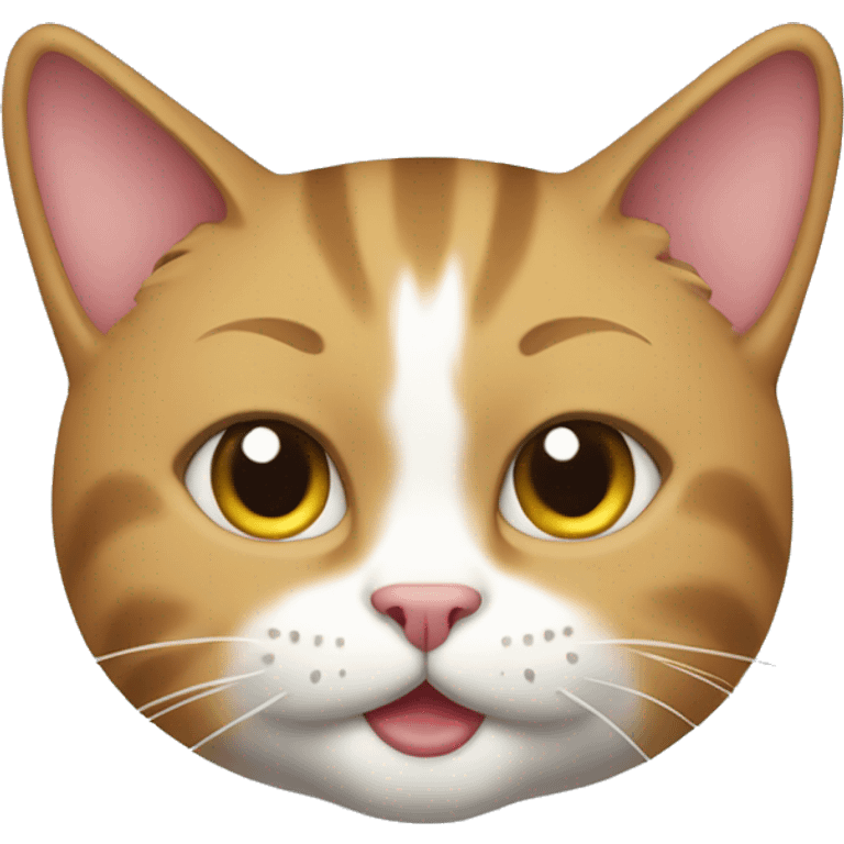 Exacted cat emoji