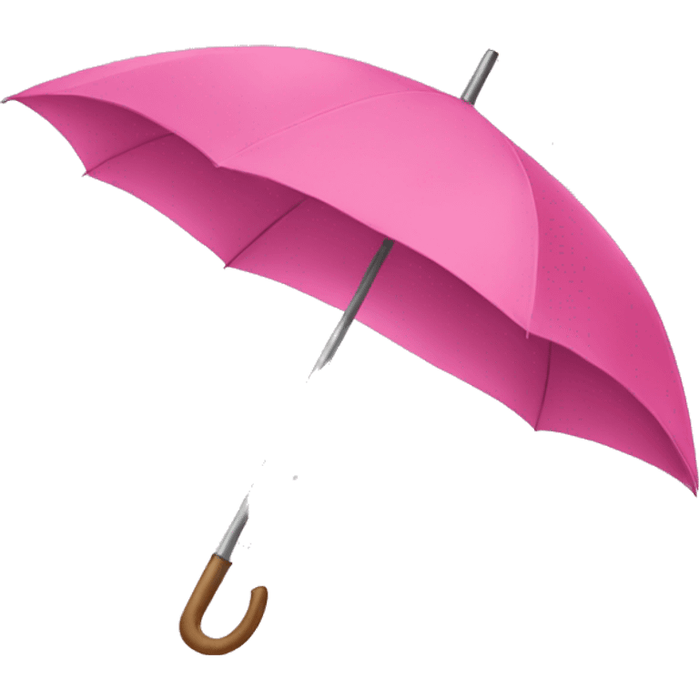 a pink umbrella  emoji