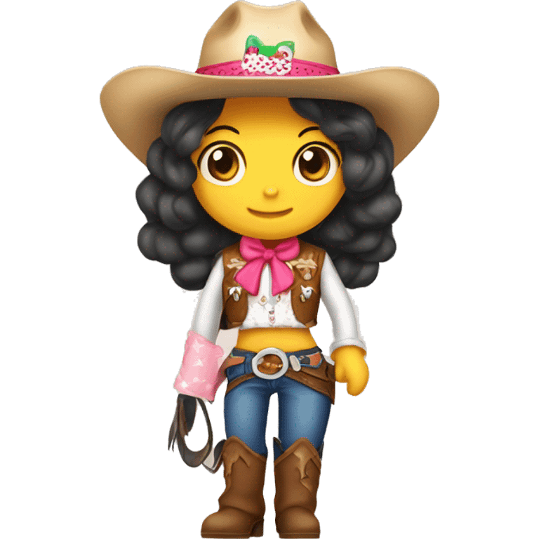 Hello kitty as a cowgirl  emoji