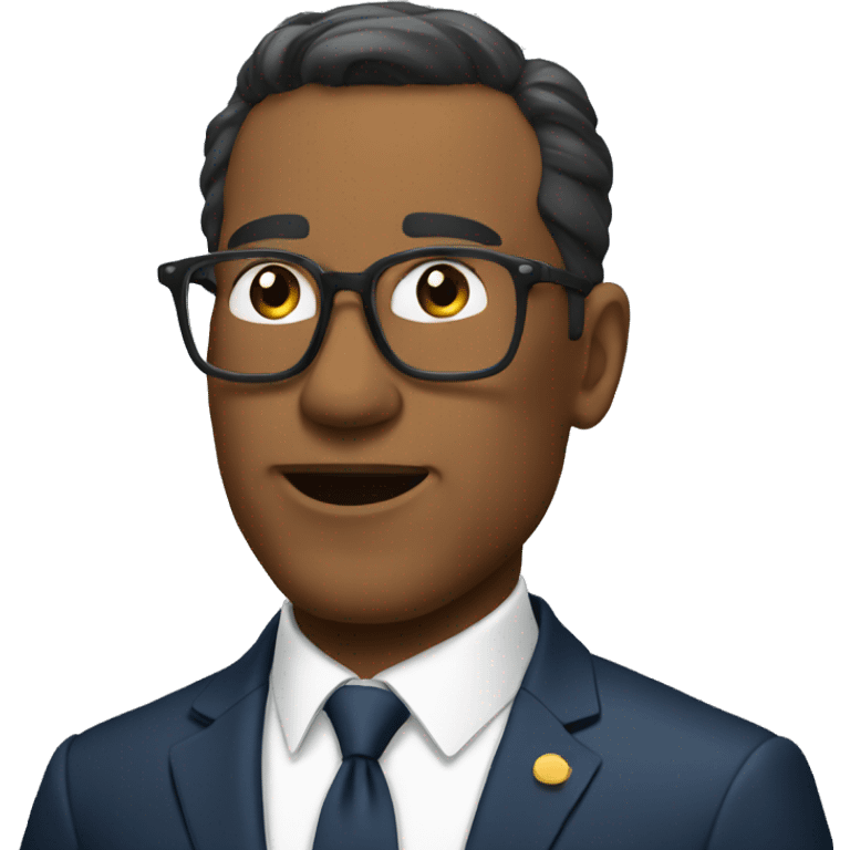 Homme Politique qui parle emoji