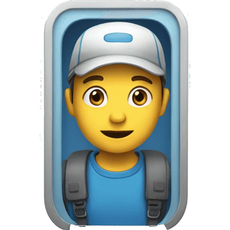 sky train person door emoji