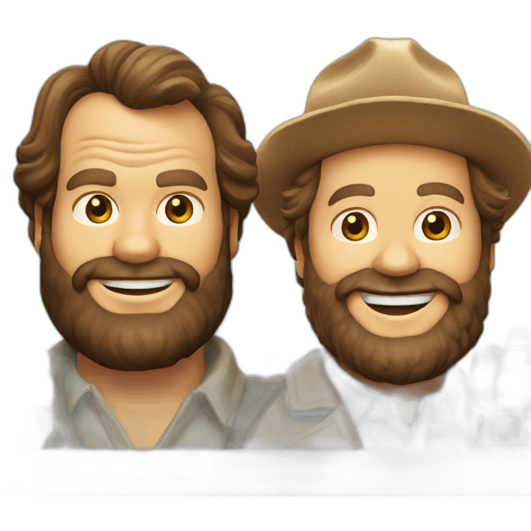 Bud spencer and terence hill waving emoji