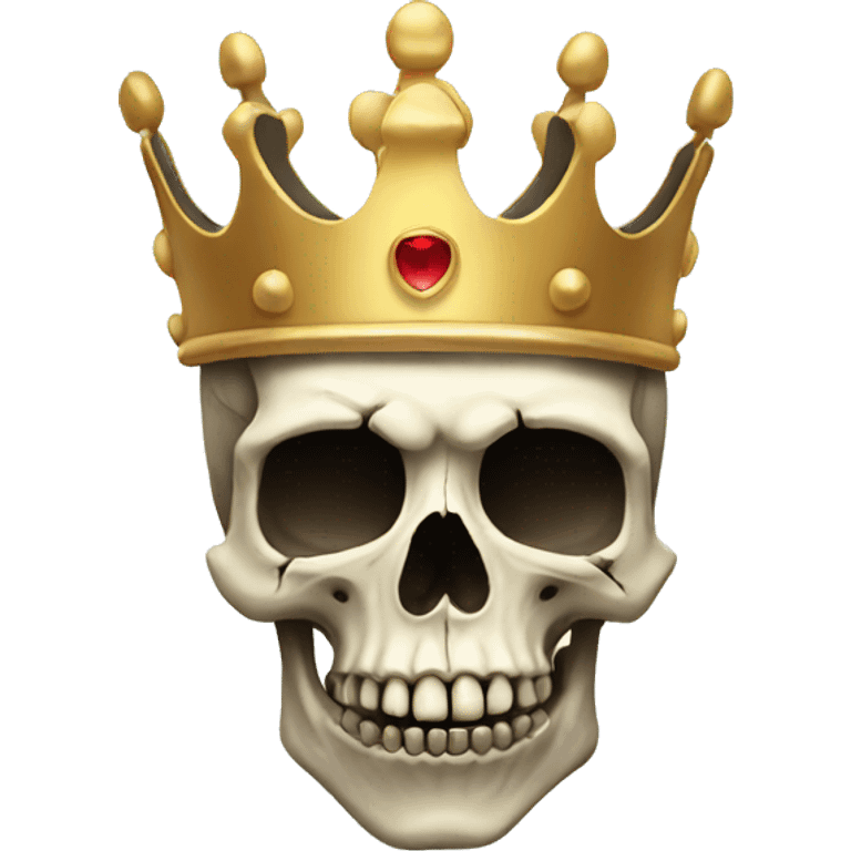 skull with crown emoji