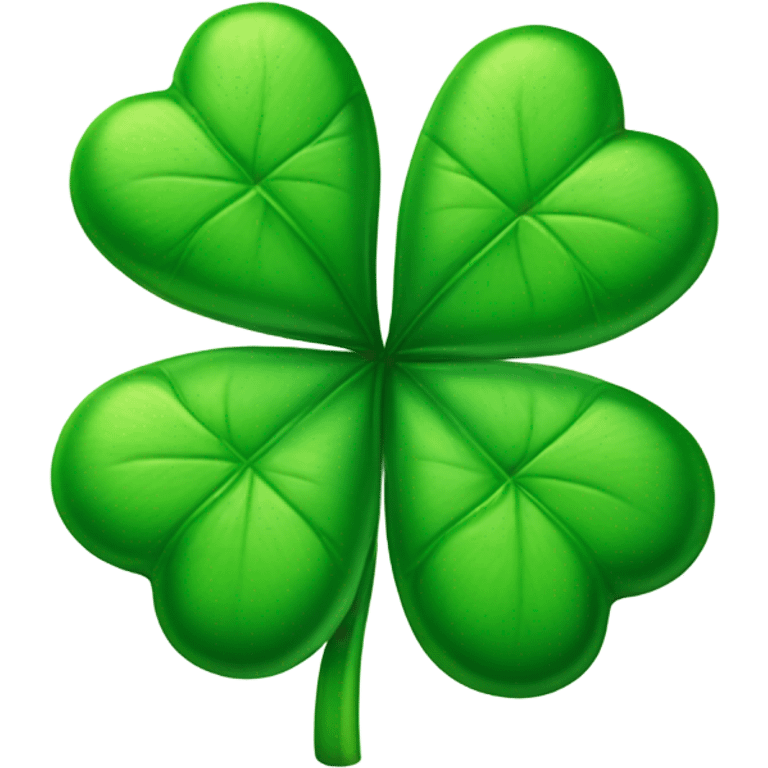 four leaf clover emoji