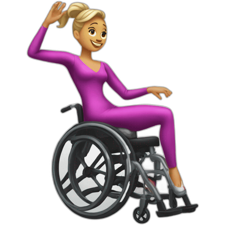 wheelchair dancer emoji