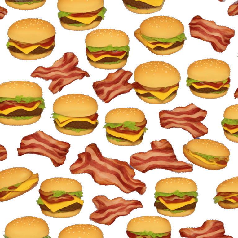 Bacon cheeseburger  emoji