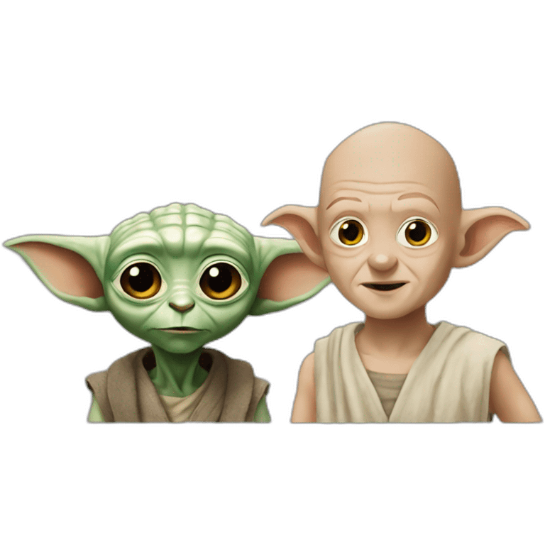 Combine Dobby and yoda emoji