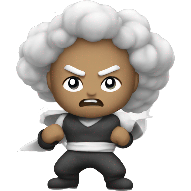 fight cloud emoji