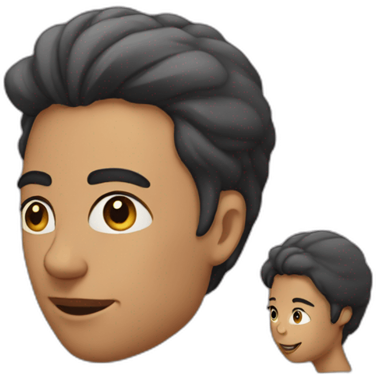 Man over a woman emoji