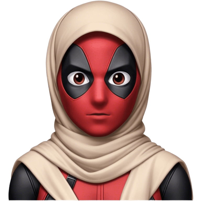      Örtü    takan   Deadpool emoji