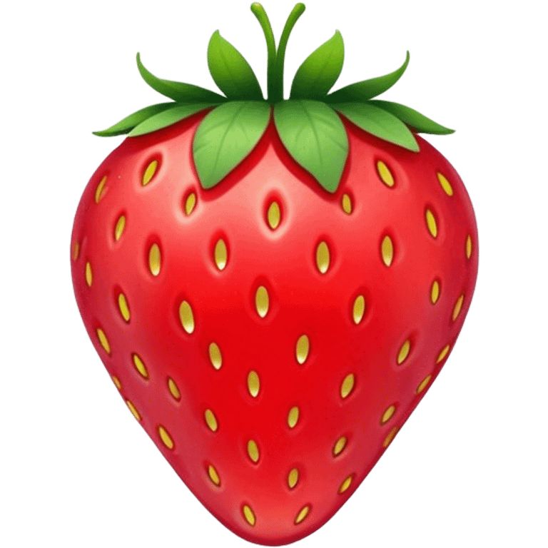 Transparent strawberry emoji