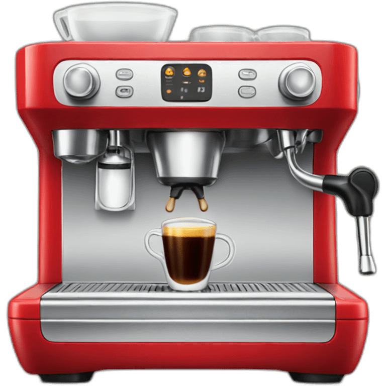 Red espresso machine emoji