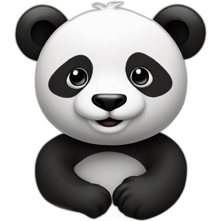 Panda poker emoji