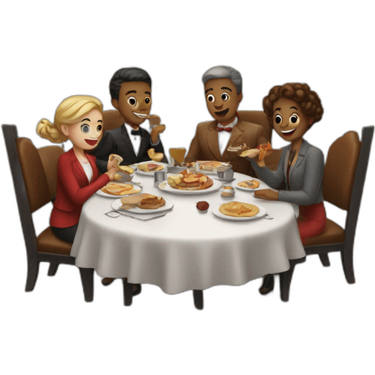 holiday diner emoji