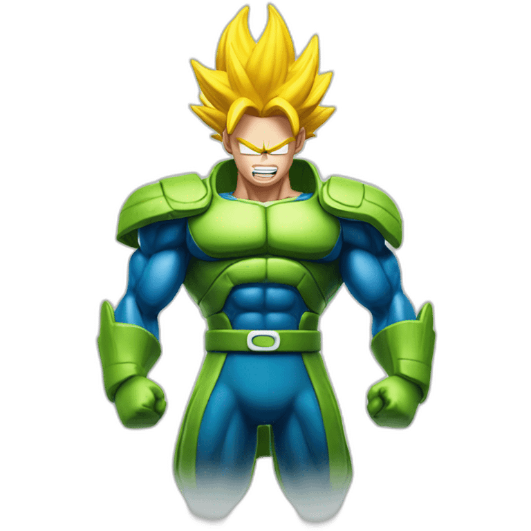 Vegéta super Sayan bleu emoji