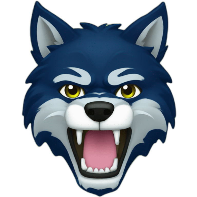 Werwolf in a seattle seahawks shirt emoji