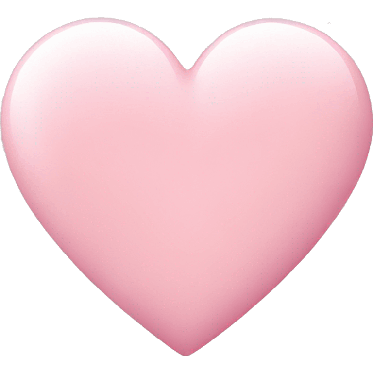 Light pink heart  emoji