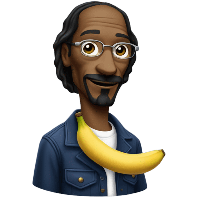 snoop dog smoking a banana  emoji