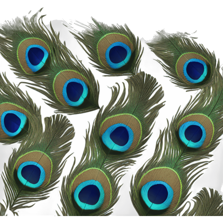 peacock feather emoji