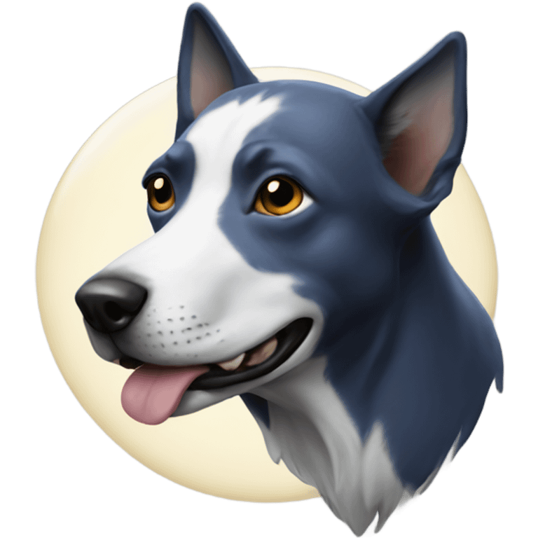 Moon dog emoji