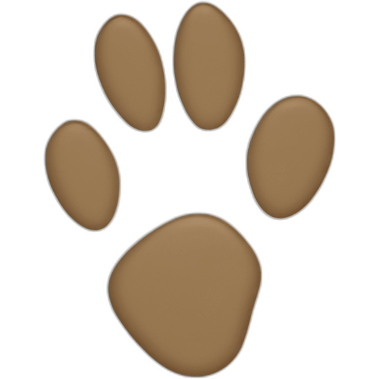 Cat footprint emoji