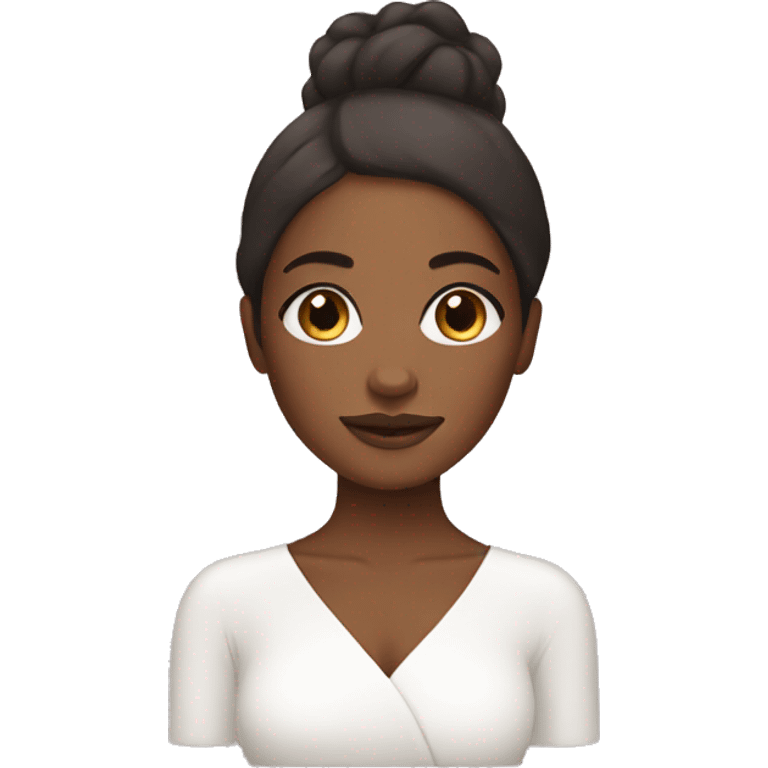 skincare brown girl emoji