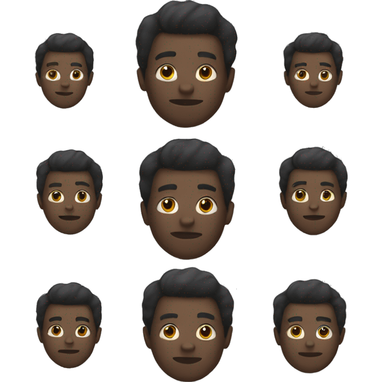 Black guy emoji