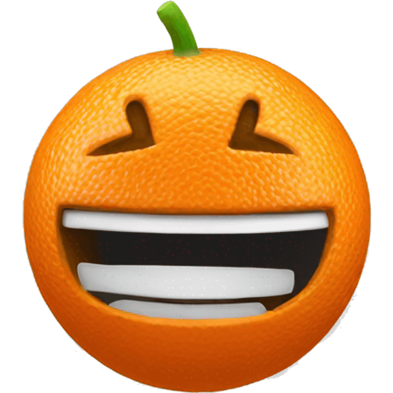 3D Orange  emoji