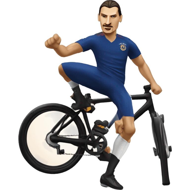 Ibrahimovic making a bycicle kick  emoji