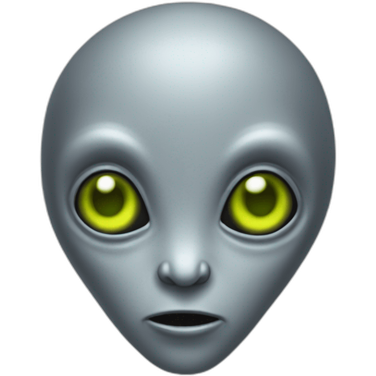 Grey alien emoji