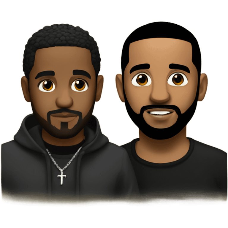 Drake and Kendrick Lamar  emoji