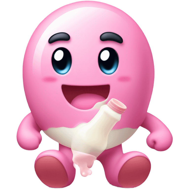 Kirby milk  emoji