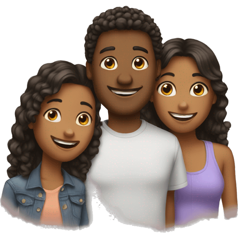 three friends emoji