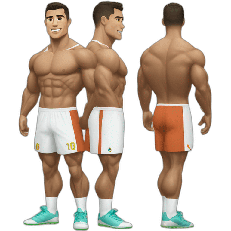 Ronaldo super musclé emoji