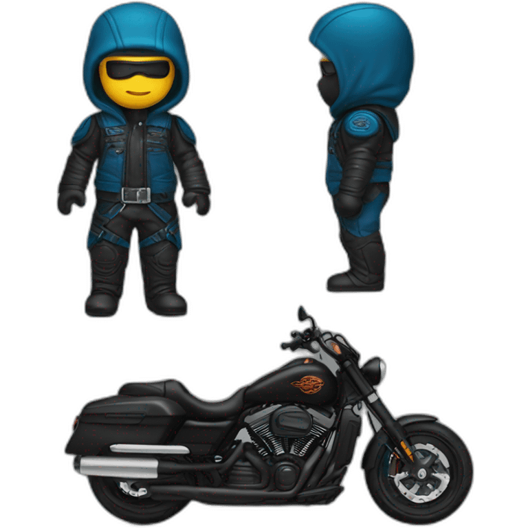 Ninja-bd-harley Davidson emoji