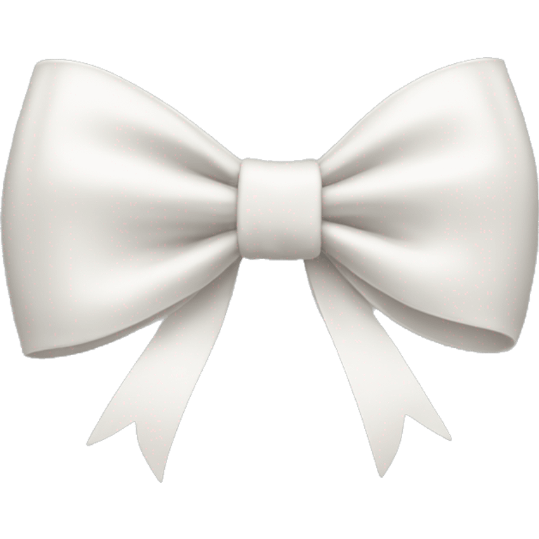 Whiteish bow emoji