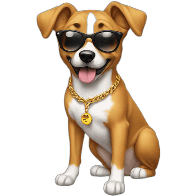 Swag dog emoji