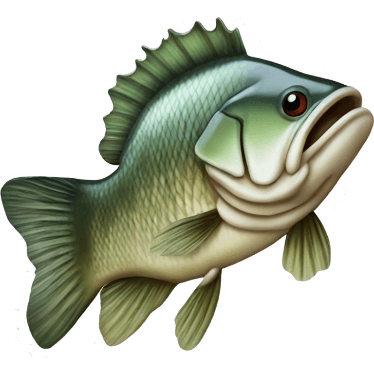 a dead bass fish emoji